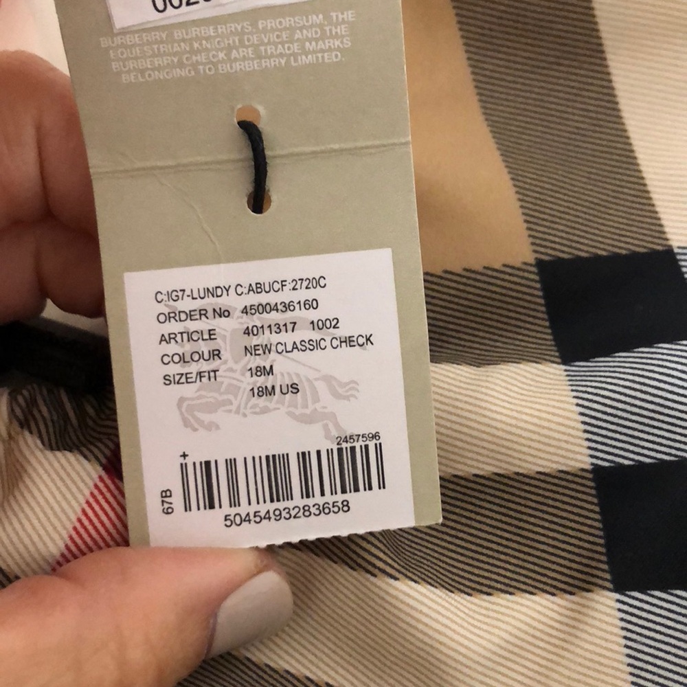 Burberry Infant Swimsuit - Picture 3 of 4